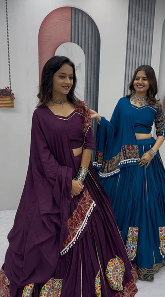 Festive Cotton Lehenga Choli