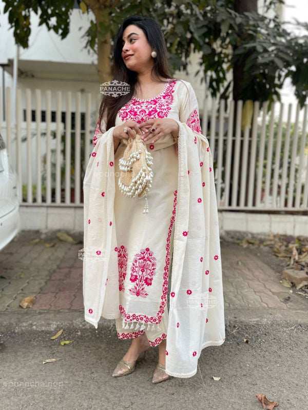Festival Special Full Embroidery Dresses