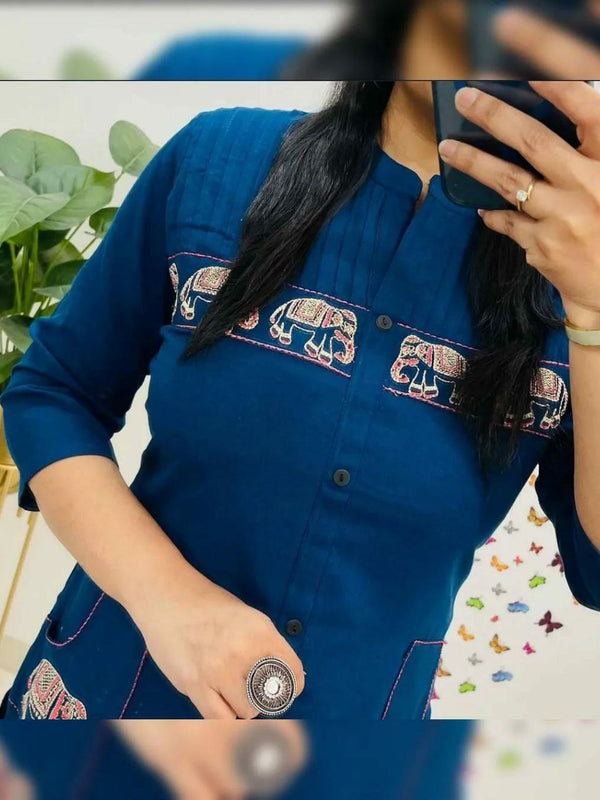 Office Wear Embroidery  Co-Ord Sets