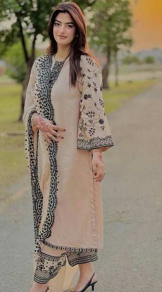 Sequin Work Dresses in Georgette Fabric