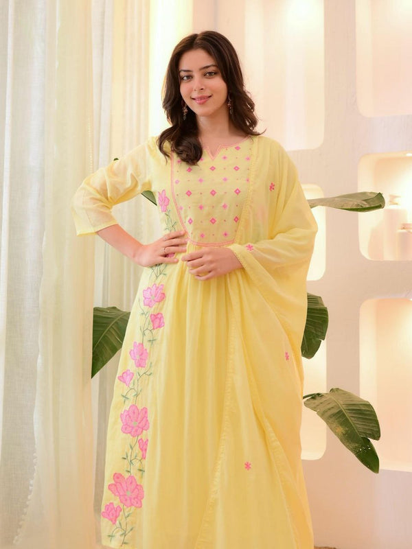 Graceful Parampara Silk Embroidered Dresses