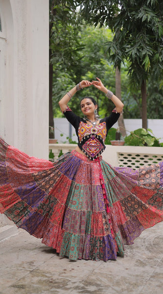 Gamthi Glam Multicolour Lehenga