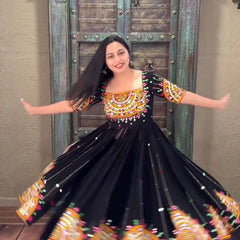 Faux Georgette Sequin Lehenga