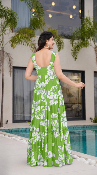 Digital Print Designer Gown