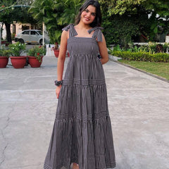 Rayon Printed Gown