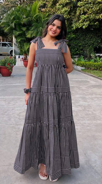 Rayon Printed Gown