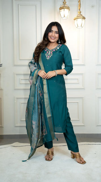 Luxe Silk & Chanderi Blend Dresses