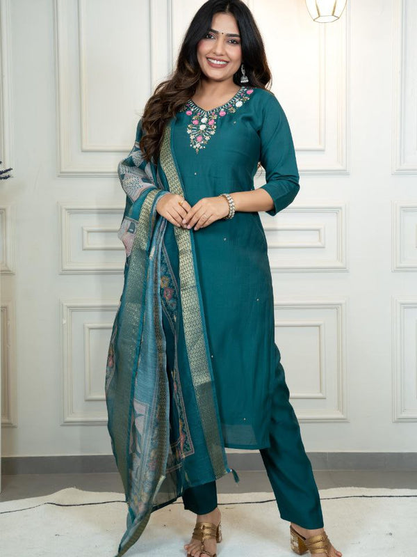 Luxe Silk & Chanderi Blend Dresses