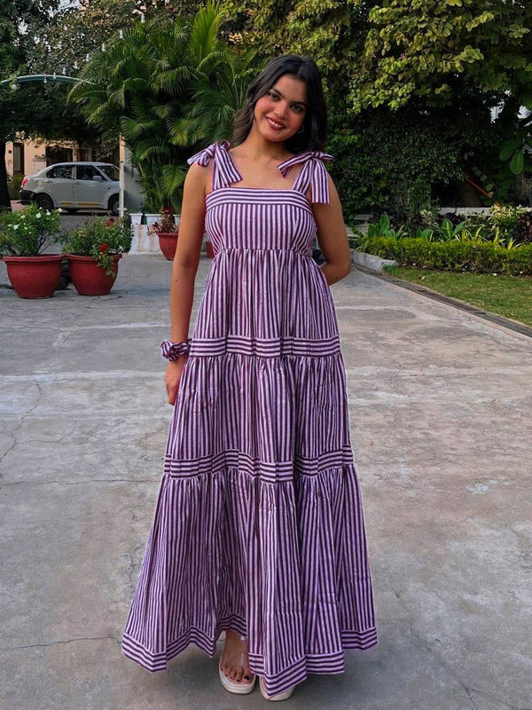 Rayon Printed Gown
