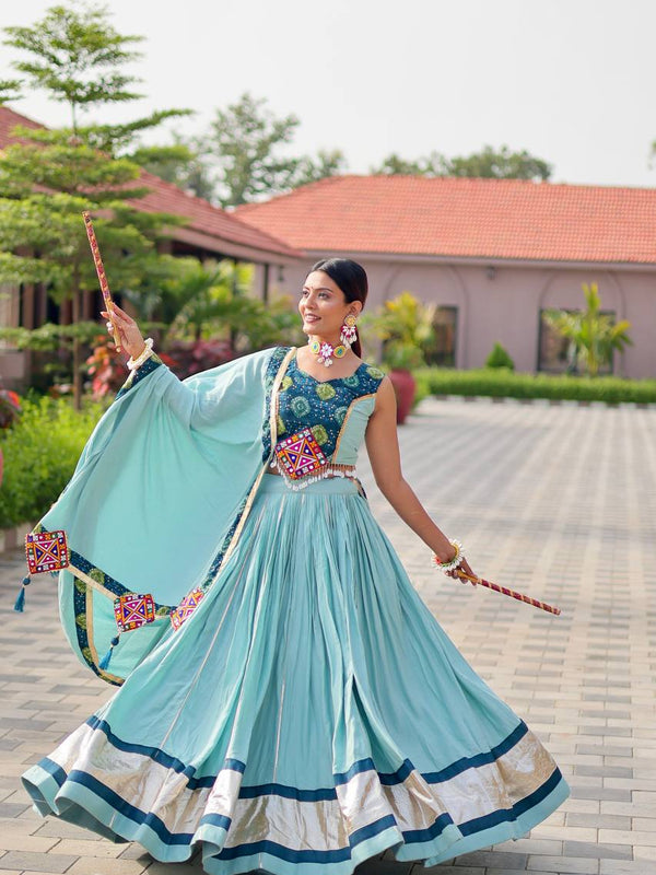 Gamthi Work Lehenga Choli