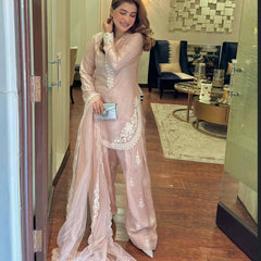 Natural Crep Silk Fully Stitched Dresses