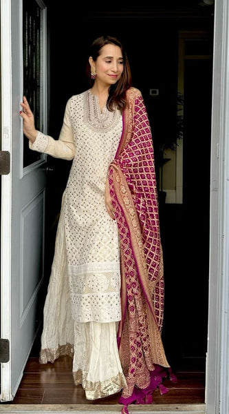 Embroidered Georgette Party Set