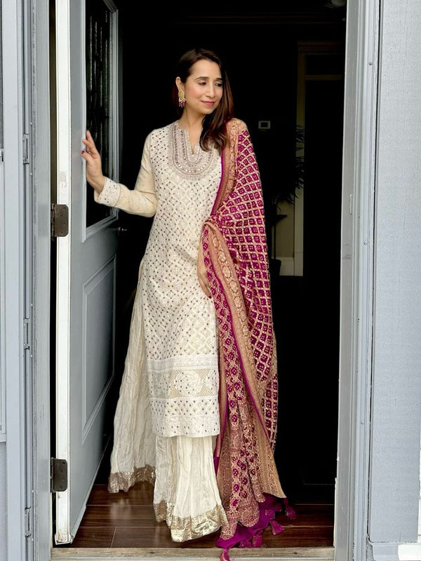 Embroidered Georgette Party Set