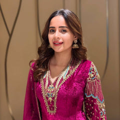 Elegant Velvet Embroidered Dresses