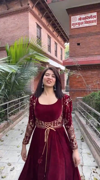 Premium Velvet Koti Lehenga