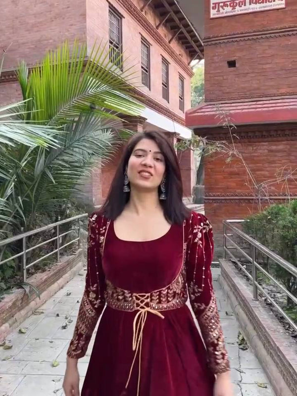 Premium Velvet Koti Lehenga