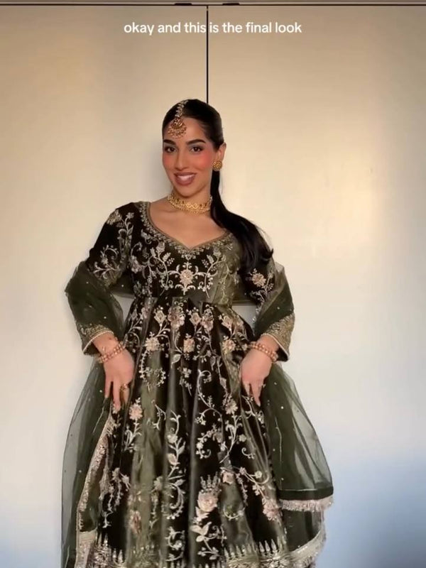 Designer Velvet Dresses