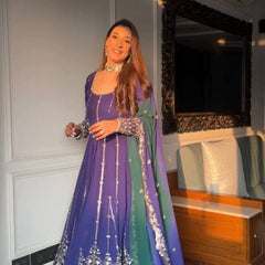 Heavy Sequence Work Lehenga