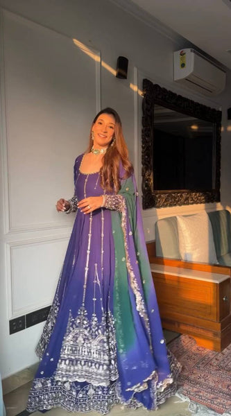 Heavy Sequence Work Lehenga