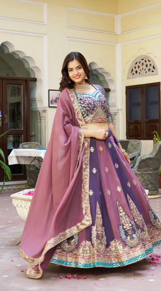 Heavy Embroidery Wedding Lehenga