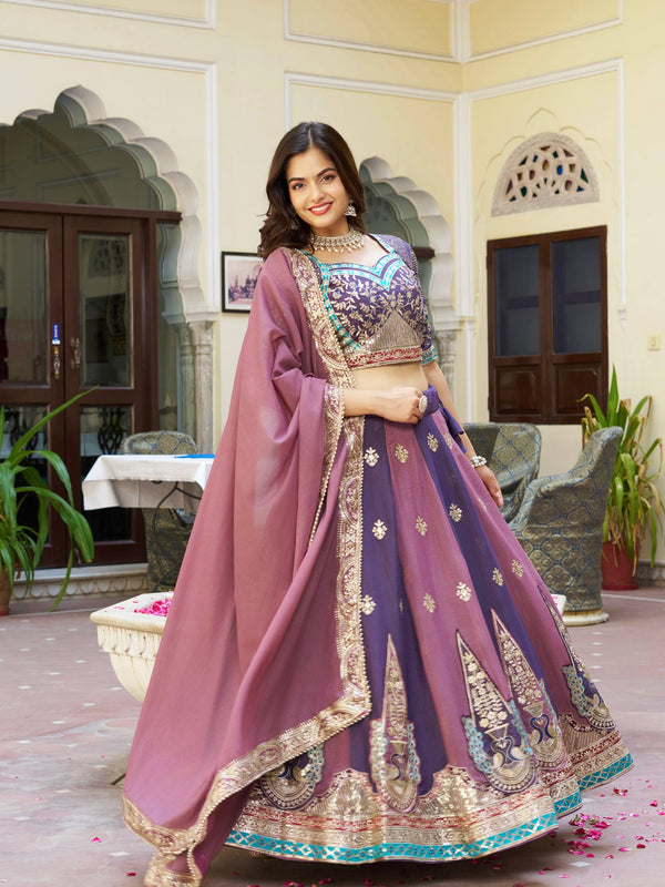 Heavy Embroidery Wedding Lehenga