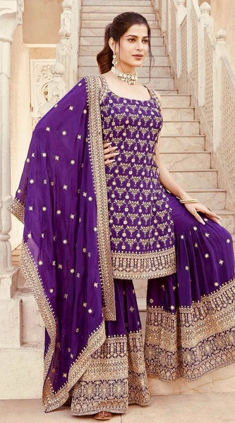 Premium Faux Georgette Indo Western