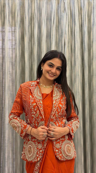 Modern Pre-Stitched Saree