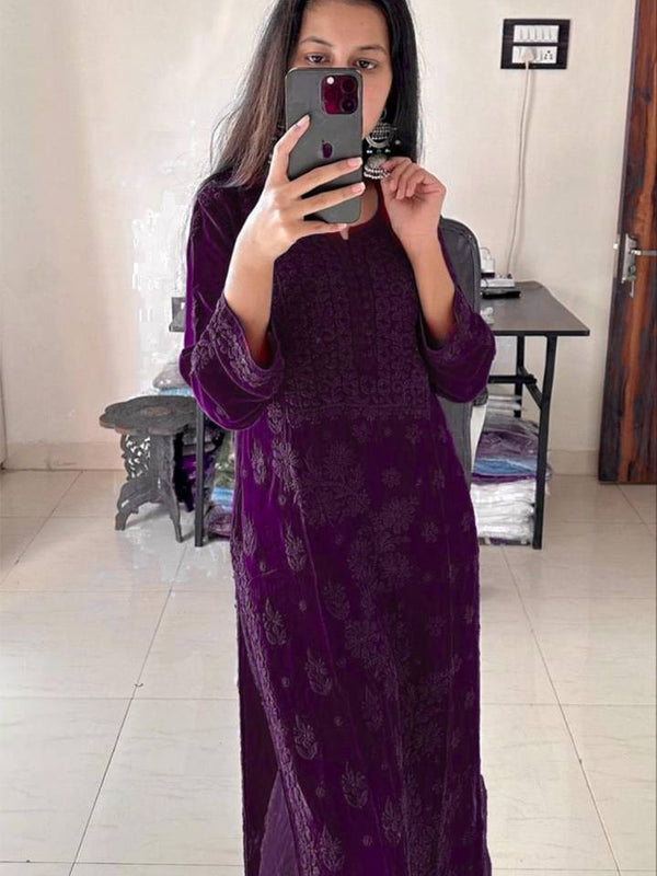 Georgette Kurti Pant Dupatta Dresses