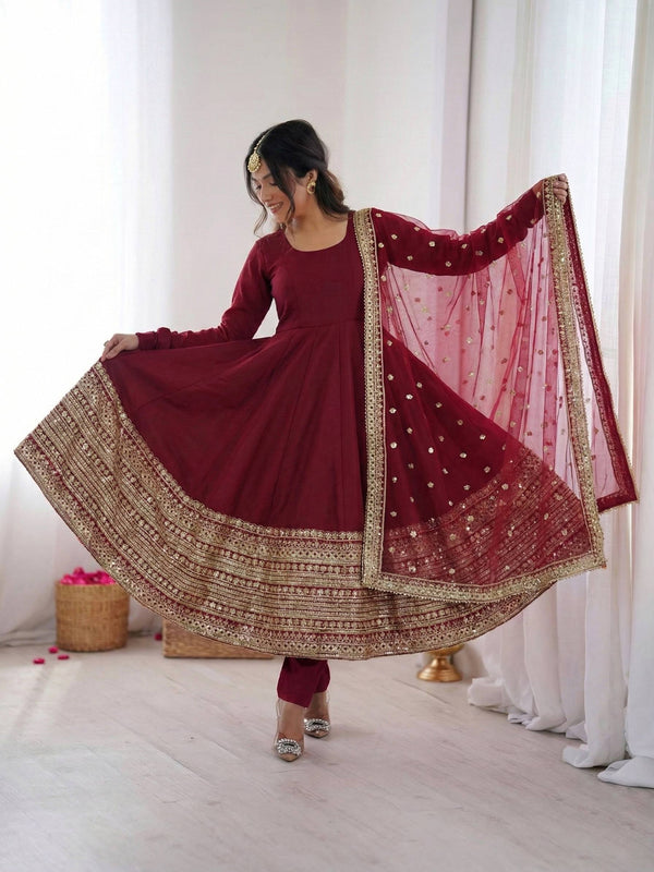 Festive Ready Anarkali Lehenga