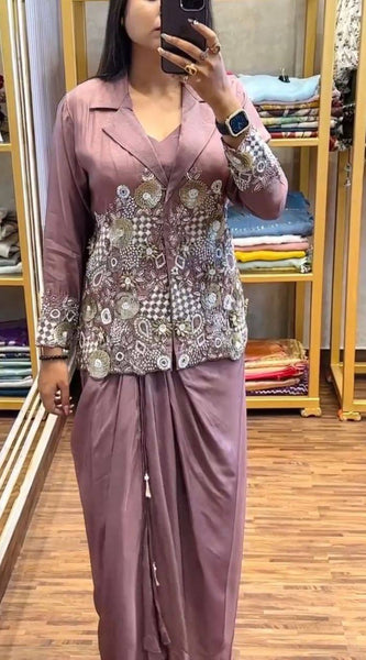 Festive Wear Koti Indo Western