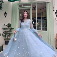 Faux Georgette Embroidered 3‑Piece Lehenga