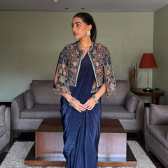 Luxury Chinon Partywear Saree