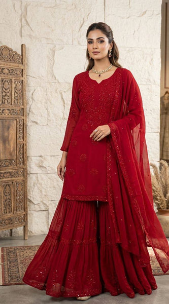 Sequence Work Sharara Indo Western