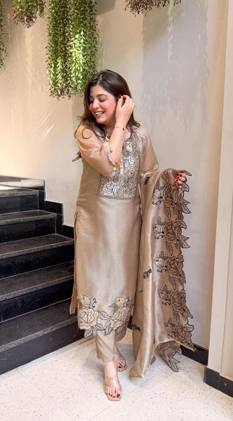 Premium Wedding Wear Cut Work Suit Collection