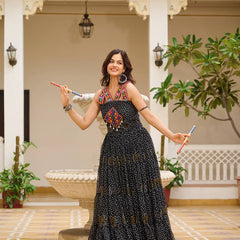 Navratri Special Gamathi Work Lehenga