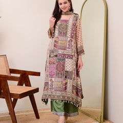 Jasood Full Anarkali Kodi Round Set Dresses