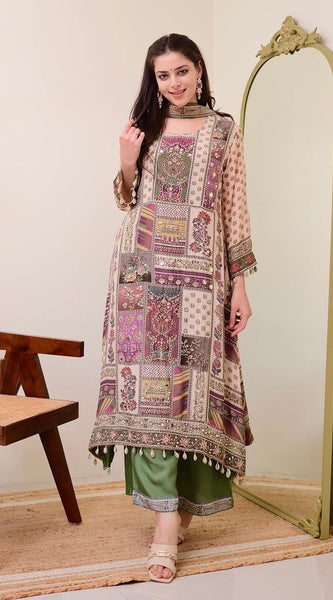 Jasood Full Anarkali Kodi Round Set Dresses