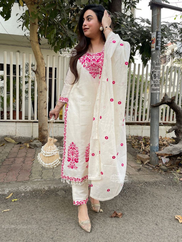 Festival Special Full Embroidery Dresses
