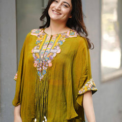 Cape-Style Embroidered Co-Ord Sets
