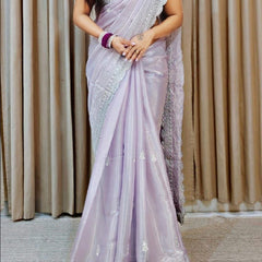 Heavy Embroidery Saree