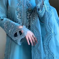 Georgette Embroidered Dresses
