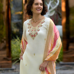 Embroidered Vatican Silk Dresses