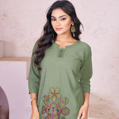 Heavy Rayon Embroidery Co-Ord Sets
