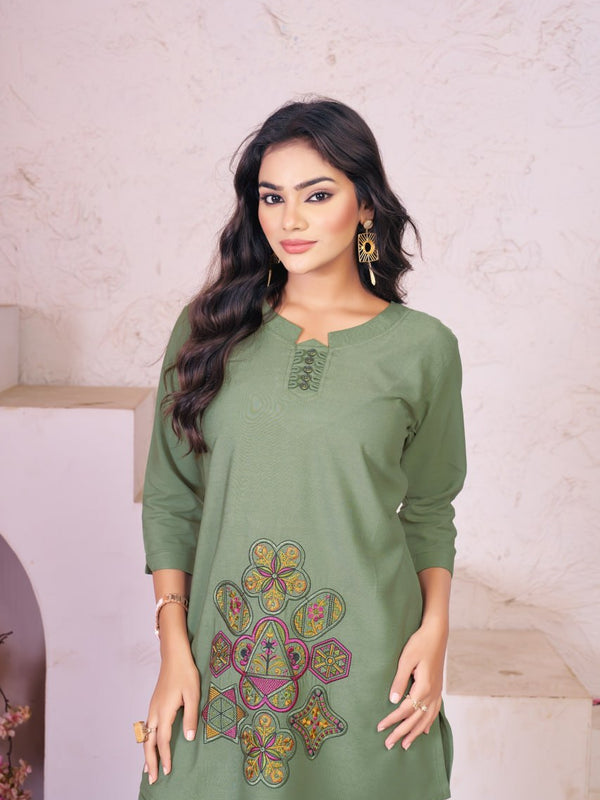 Heavy Rayon Embroidery Co-Ord Sets