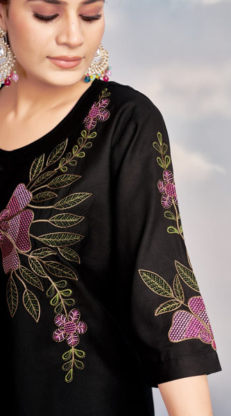 Trendy Heavy Rayon Embroidered Co-Ord Sets