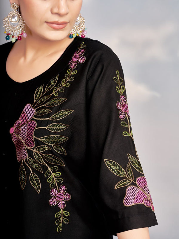 Trendy Heavy Rayon Embroidered Co-Ord Sets