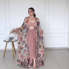 Fiona Silk Koti Indo Western