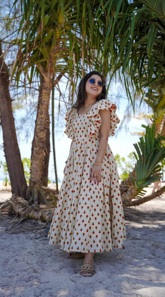 Digital Print Designer Gown