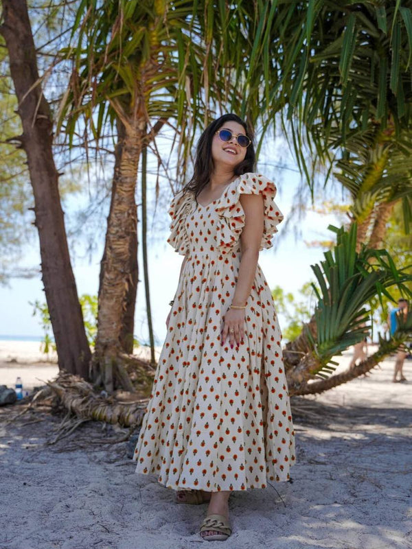 Digital Print Designer Gown