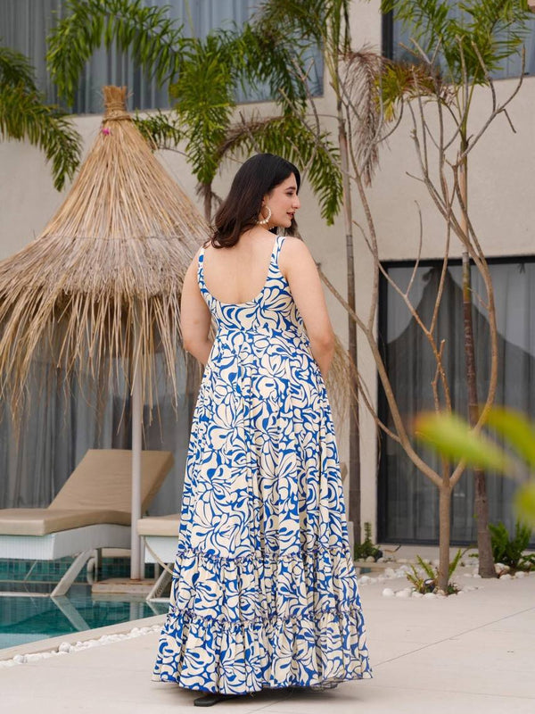 Digital Print Designer Gown